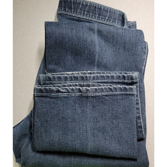 Wrangler Q Baby Blue Denim Jeans 5 6 X 32 No Gap Waistband Lightweight Soft - Picture 5 of 6